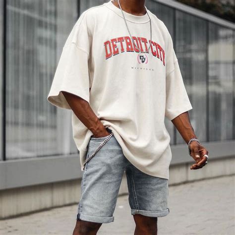 oversized shirt outfit men